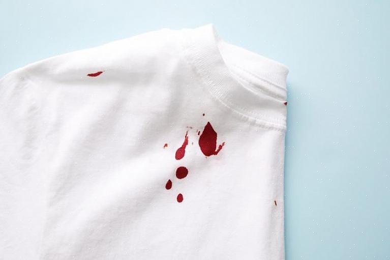 fjerner du blodpletter tøj - de bedste tips