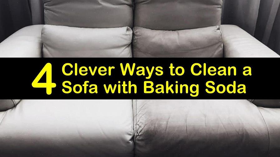 cleaning greasy leather sofa